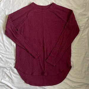 American Eagle waffle knit long sleeve